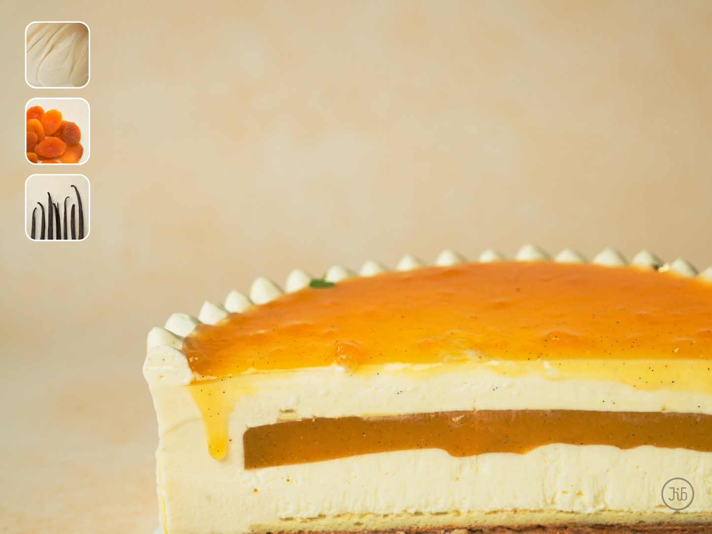 Vanilla Apricot Entremet